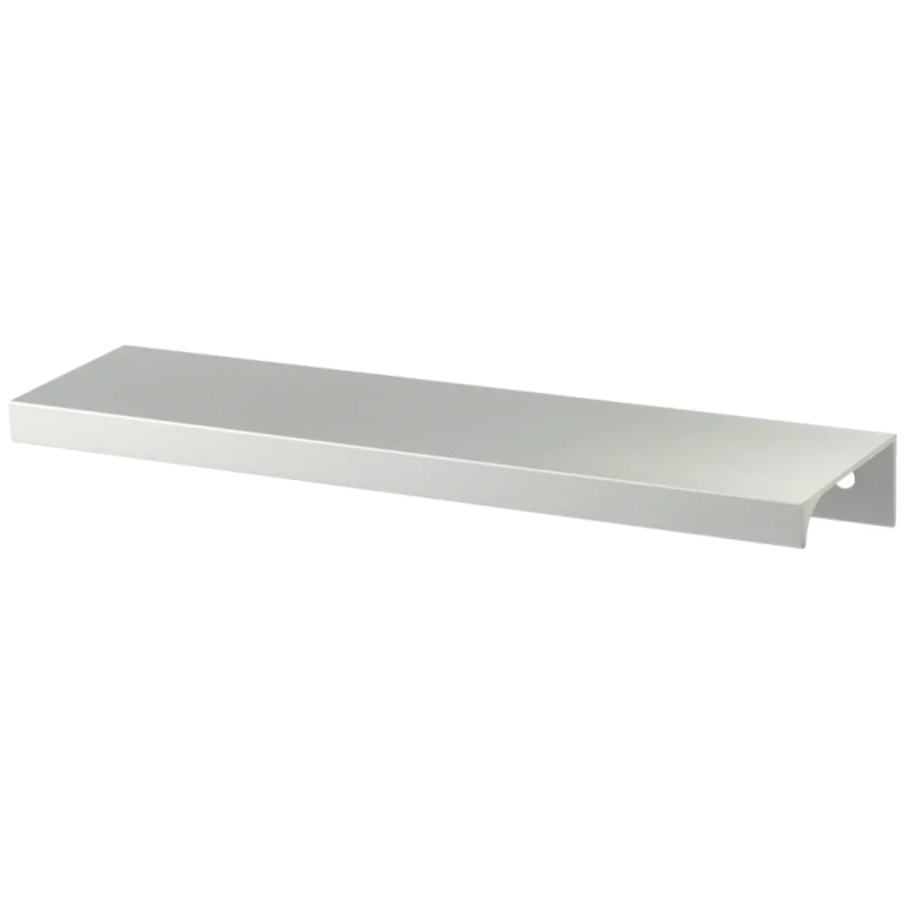 Maniglia per Mobili in Alluminio Edge Grip 416mm (Lunghezza totale 436mm) - Alluminio Lucido