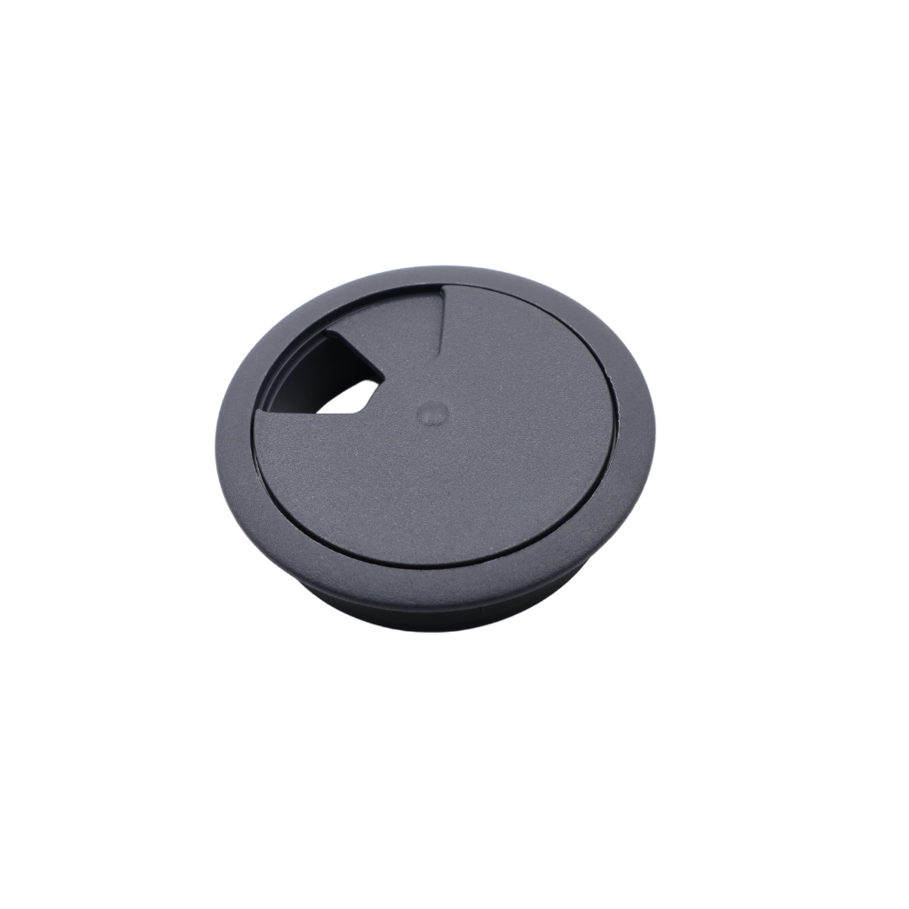 Passacavo in plastica per scrivania Ø60mm - Antracite
