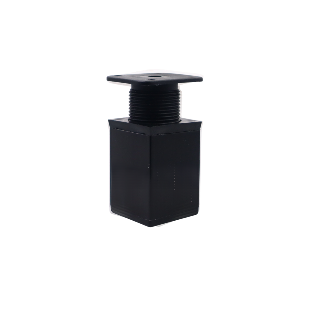 Piedini per Mobili regolabili 40x40mm - Altezza 60mm - Nero