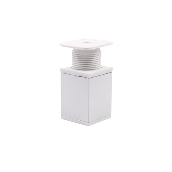 Piedini per Mobili regolabili 40x40mm - Altezza 60mm - Bianco - Furnica