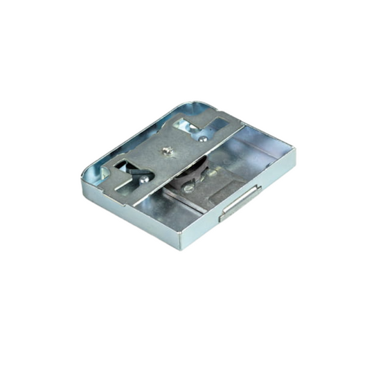 Serratura per mobili 49x60mm - Zincato bianco