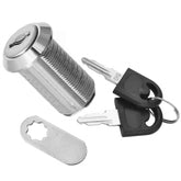 Serratura per cassetta postale con piastra a camma diritta 19x30mm, Cromo