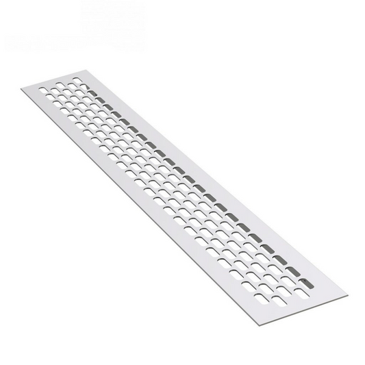 Griglie di aerazione in alliuminio 480x80mm - Argento