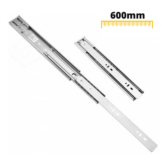 Guide per cassetti push pull 600mm - H45 (sinistra e destra)