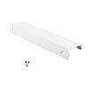 Maniglia per Mobili in Alluminio Bianco - 128mm (Lunghezze totali 148mm)