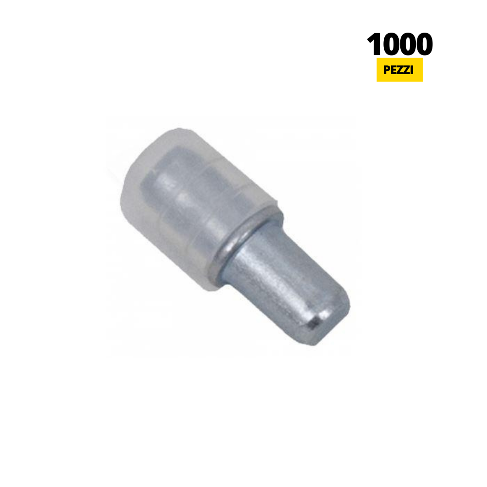Perno per mensole con rivestimento in plastica Ø5mm (1000 pz)