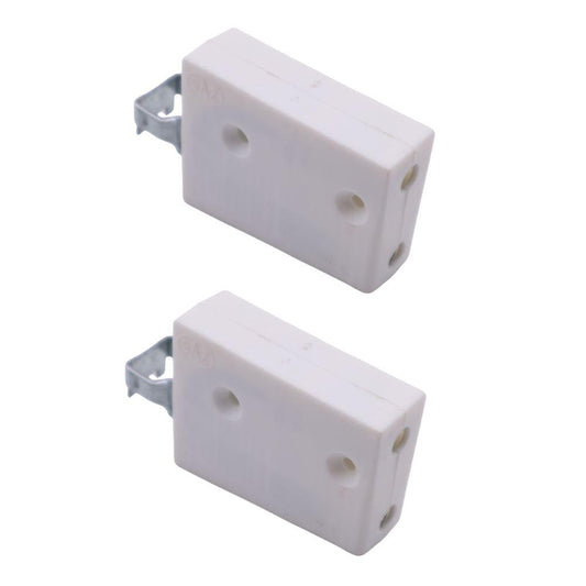 Staffa per mobile in nylon, universale - L+R, 2D Eco - Bianco