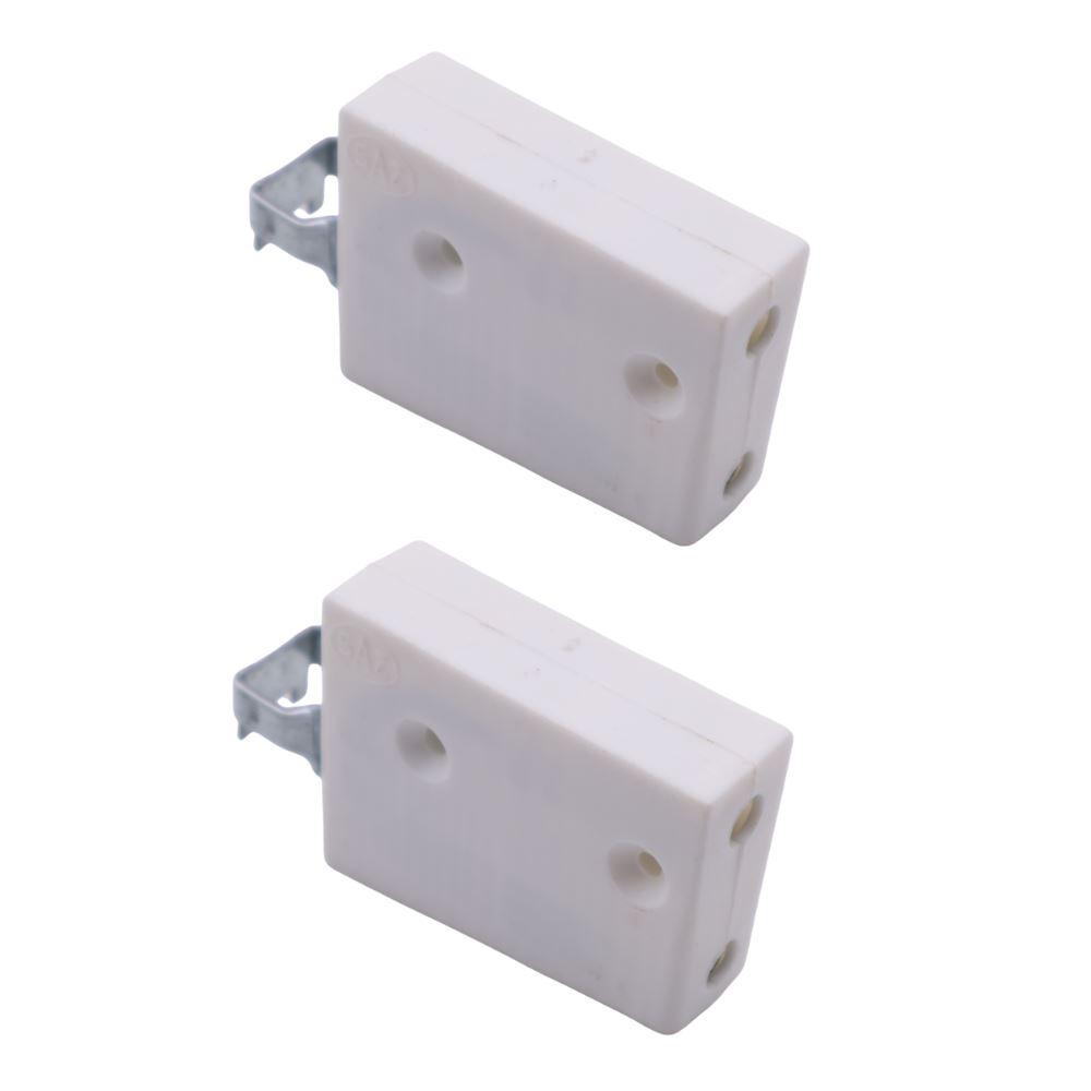 Staffa per mobile in nylon, universale - L+R, 2D Eco - Bianco