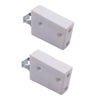 Staffa per mobile in nylon, universale - L+R, 2D Eco - Bianco