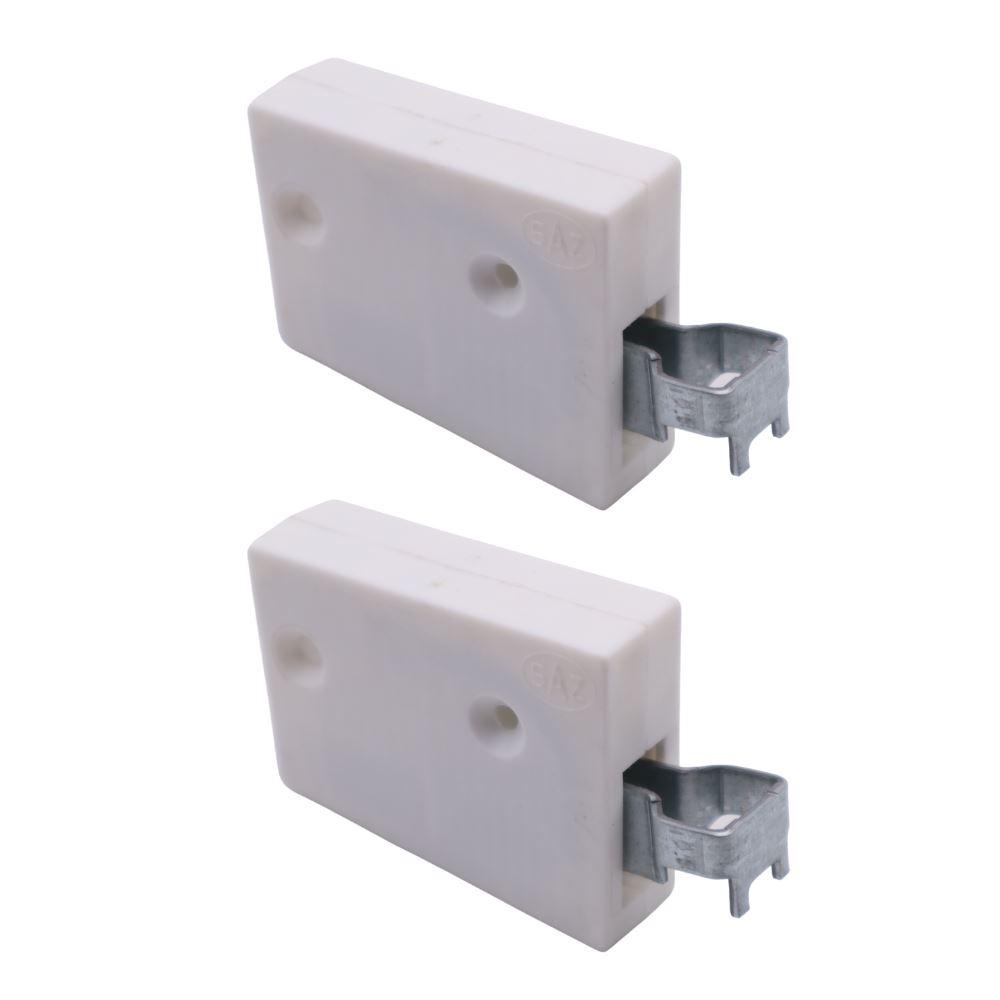 Staffa per mobile in nylon, universale - L+R, 2D Eco - Bianco