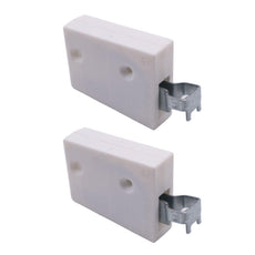 Staffa per mobile in nylon, universale - L+R, 2D Eco - Bianco