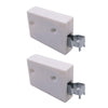 Staffa per mobile in nylon, universale - L+R, 2D Eco - Bianco
