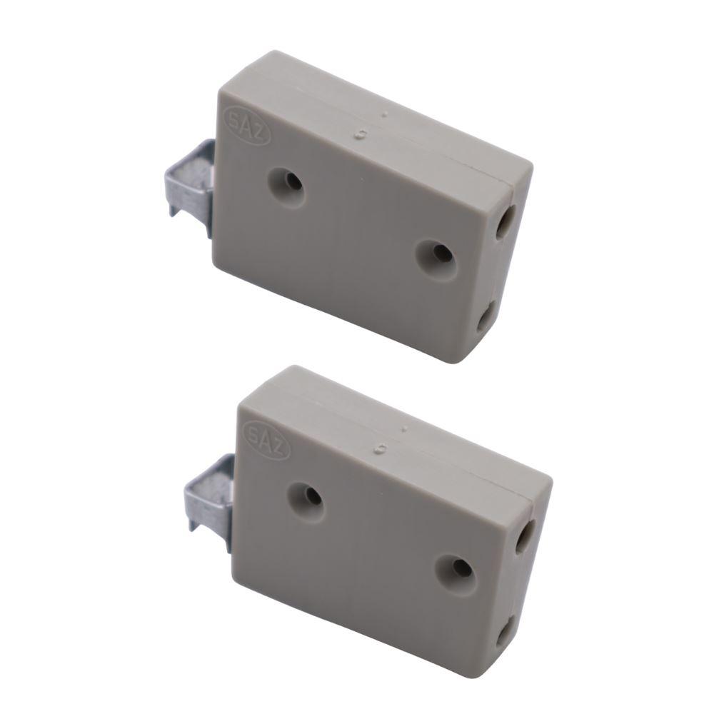 Staffa per mobile in nylon, universale - L+R, 2D Eco - Grigio