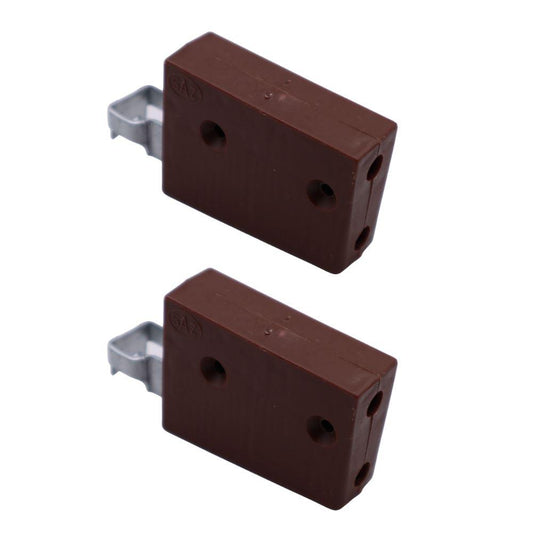 Staffa per mobile in nylon, universale - L+R, 2D Eco - Marrone