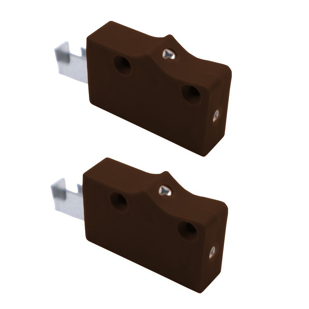 Staffa per mobili, universale L+R - 2D Eco - Marrone scuro