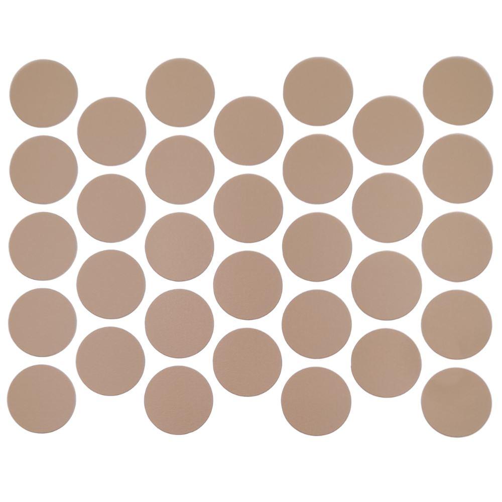 Tappi coprivite adesivi - Latte Ø18