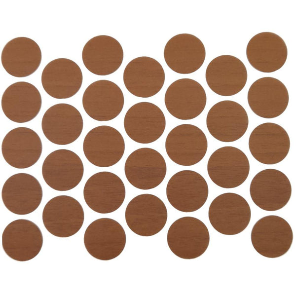Tappi Coprivite Adesivi: 540 Pezzi In PVC, 21mm, 10 Colori Legno, Per Mobili