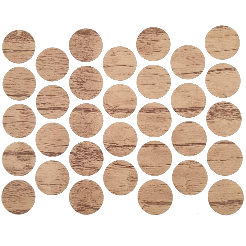 Tappi coprivite adesivi - Oak Nebraska Ø18