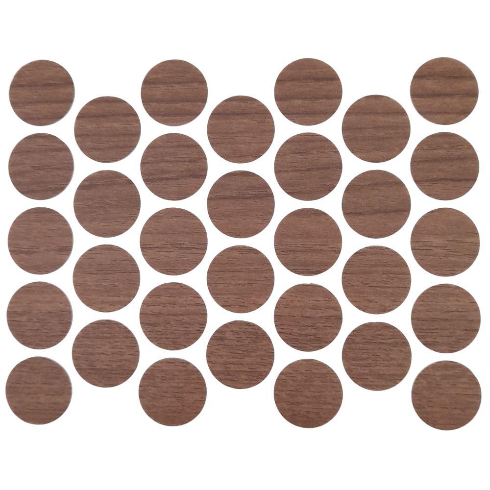 Tappi coprivite adesivi - Rovere Chamonix Ø18