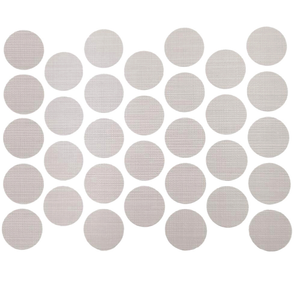 Tappi coprivite adesivi - Tendenza Grigio Ø18