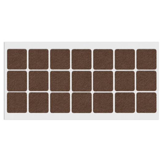 Feltrini adesivi per Mobili 30x30mm - Nero, Marrone, Bianco NTP Marrone