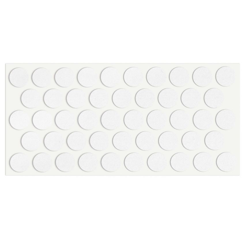 Feltrini adesivi per Mobili Ø20mm - Beige, Nero, Grigio, Bianco NTP Bianco