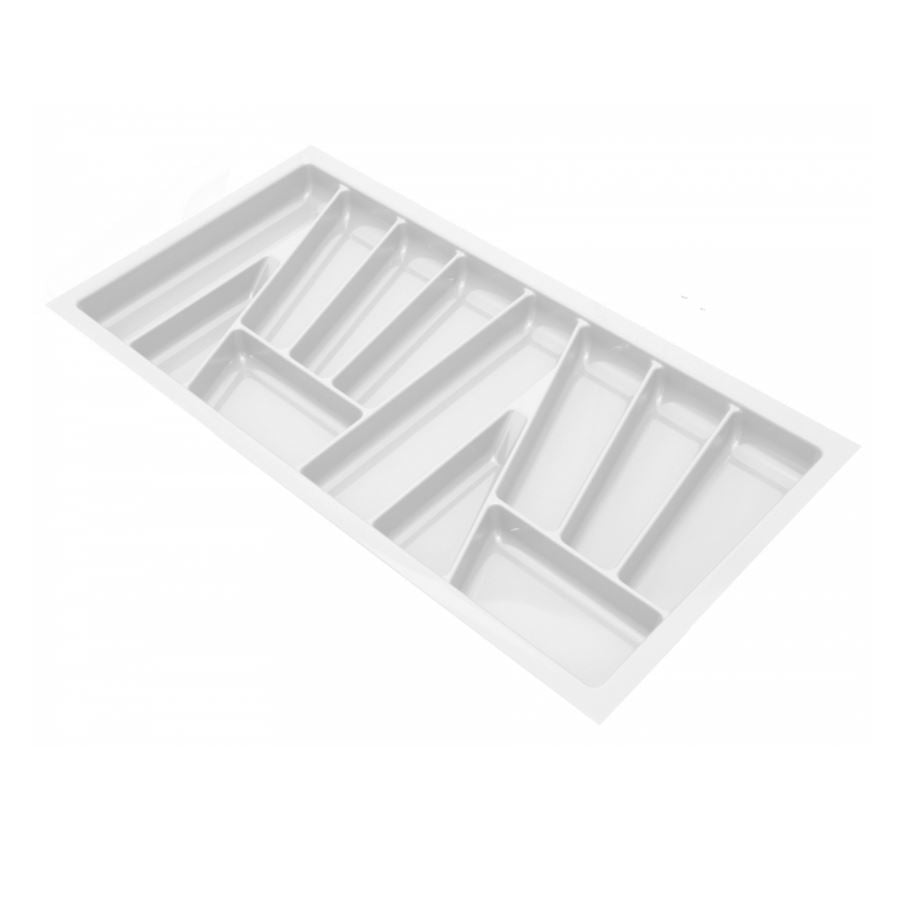 Portaposate per cassetti 300-9000mm - Profondità: 430mm - Bianco Cutlery Tray NTP 900mm