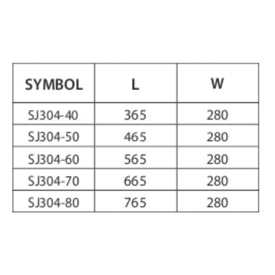 Scolapiatti da incasso, Acciaio inossidabile (400, 500, 600, 800 mm) Furnica