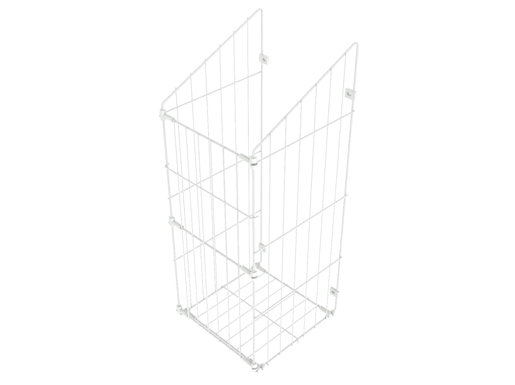 Cesto portabiancheria 40cm - Bianco