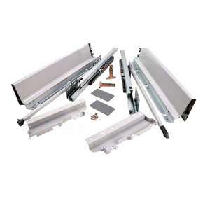 Sistemi per cassetti ammortizzate Alto - Altezza 185mm - Argento