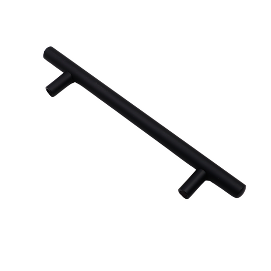 Maniglia a barra 128mm - Nero opaco (188mm lunghezza totale)