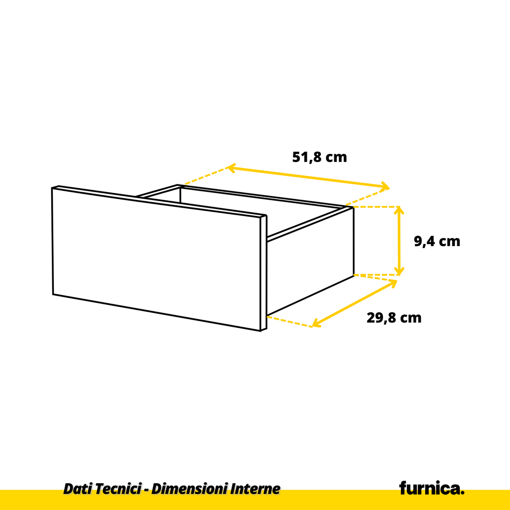 GABRIEL - Cassettiera a 12 cassetti (8+4) - Credenza per camera da letto - Nero Opaco / Rovere Wotan