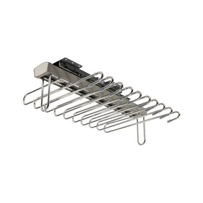 Portapantaloni Estraibile per Armadio con Chiusura Ammortizzata Soft-Close - Grigio, 320x465mm