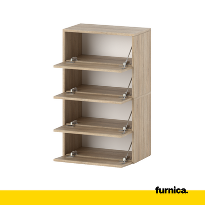 JACK - Scarpiera legno - Portaoggetti a 4 ripiani - Rovere Sonoma A100cm L60cm P36cm