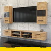 MIRANDA - Mobile TV sospeso - 4 armadi - Rovere Wotan