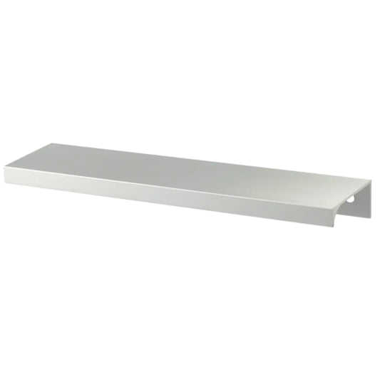 Edge Grip Maniglia per Mobili a Profilo Arrotondato 256mm (Lunghezza Totale 276mm) - Alluminio Elettrolucidato