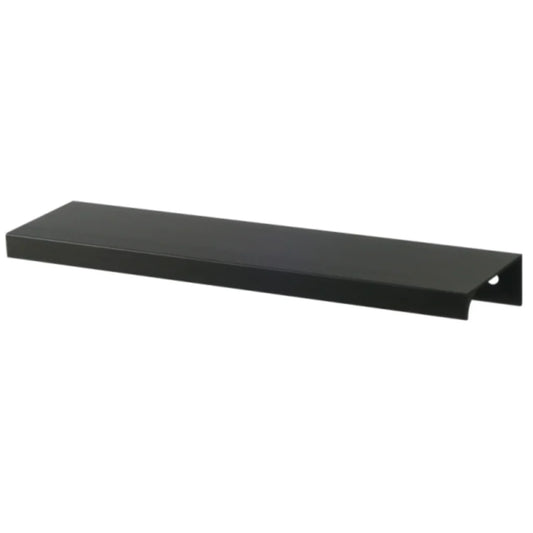 Maniglia per Mobili a Bordo Edge Grip Profilo Tondo 540mm (Lunghezza Totale 560mm) - Nero Opaco