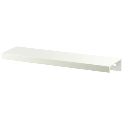 Maniglia per Mobili a Bordo Edge Grip in Alluminio Bianco - 416mm (Lunghezza totale 436mm)