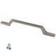 Maniglia per Mobili U098 Acciaio Spazzolato - 96mm (Lunghezza totale 163mm)