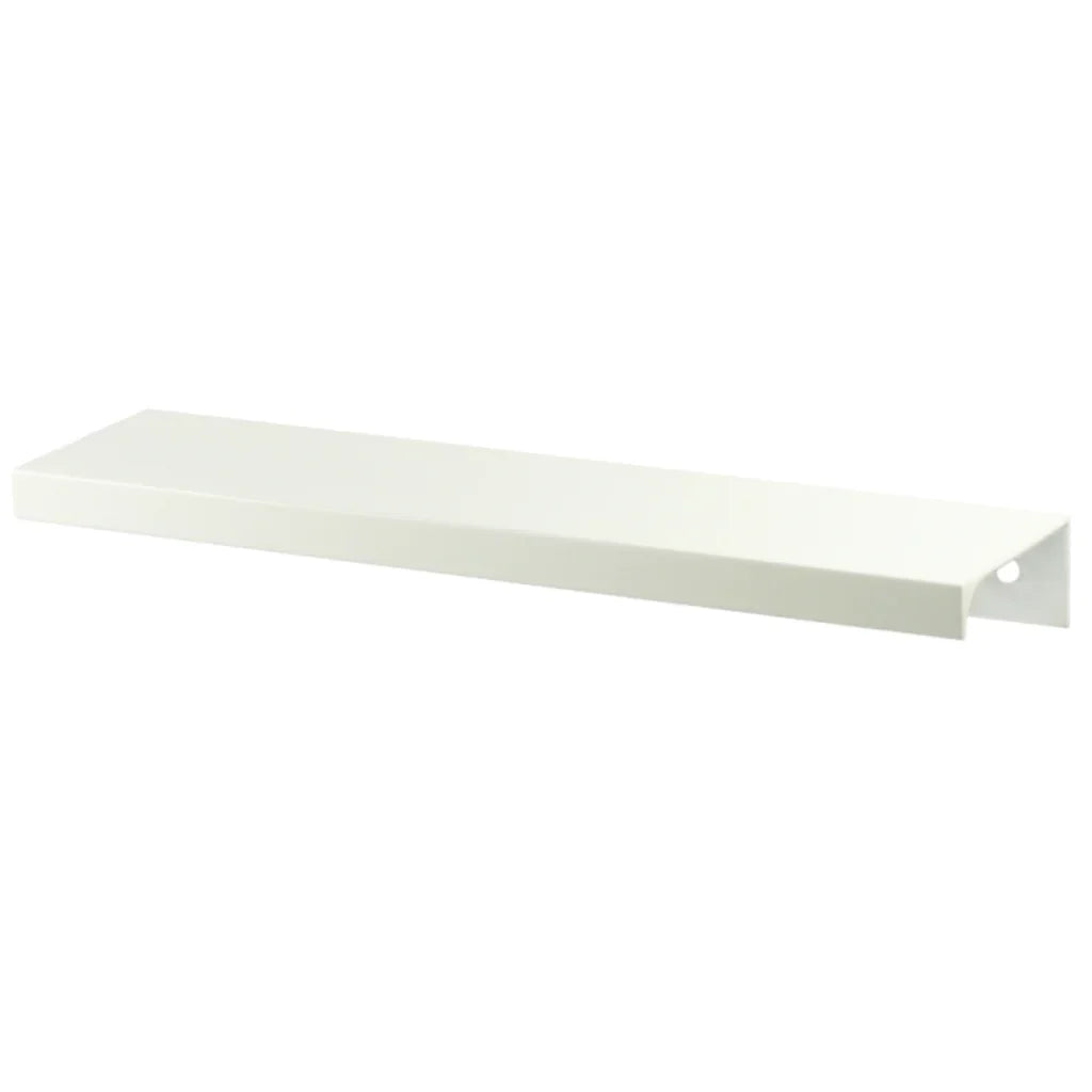 Maniglia per Mobili in Alluminio Bianco Edge Grip - 480mm (Lunghezza totale 500mm)