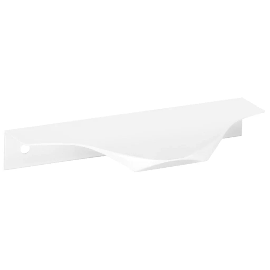 Maniglia per Mobili a Bordo Edge Grip in Alluminio Bianco - 320mm (Lunghezza totale 340mm)