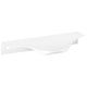 Maniglia per Mobili a Bordo Edge Grip in Alluminio Bianco - 320mm (Lunghezza totale 340mm)
