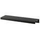Maniglia per Mobili a Bordo Edge Grip Profilo Tondo 416mm (Lunghezza totale 436mm) - Nero Opaco