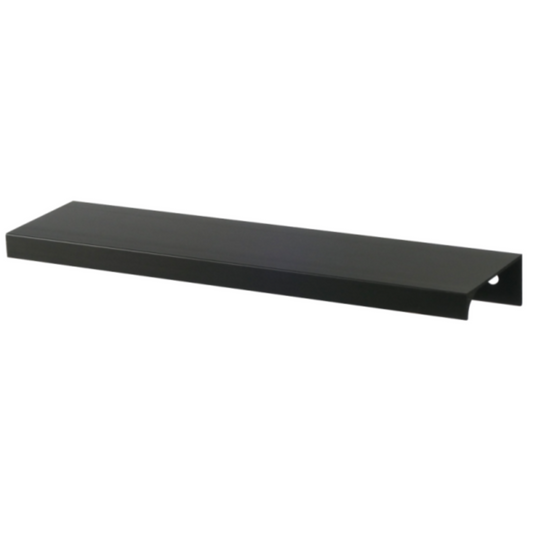 Maniglia per Mobili in Alluminio Nero Opaco - 192mm (Lunghezze totali 212mm)