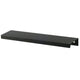 Maniglia per Mobili a Bordo Edge Grip Profilo Tondo - 64mm (Lunghezza Totale 84mm) - Nero Opaco