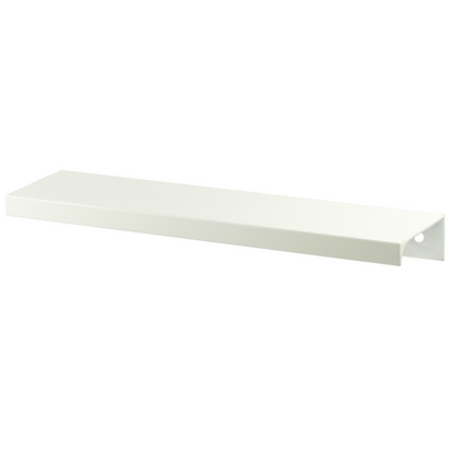 Maniglia per Mobili a Bordo Edge Grip in Alluminio Bianco - 64mm (Lunghezza totale 84mm)