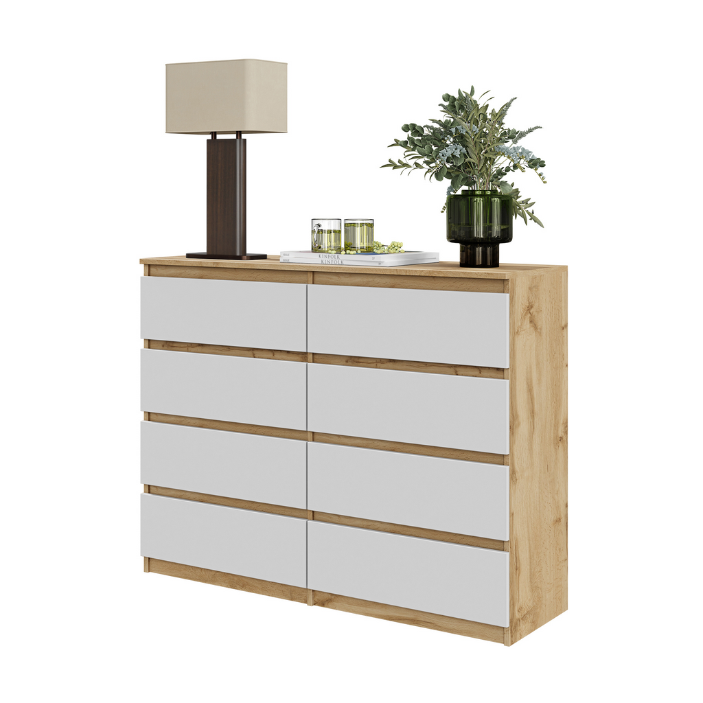 Cassettiera Nera Con 3 Cassetti - Credenza Per Soggiorno, Camera Da Letto, Ingresso (70x40x75 Cm)