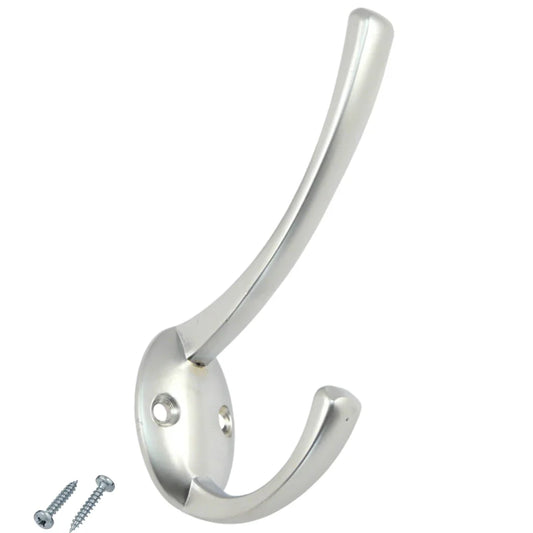 Gancio Appendiabiti Doppio 108mm - Cromo
