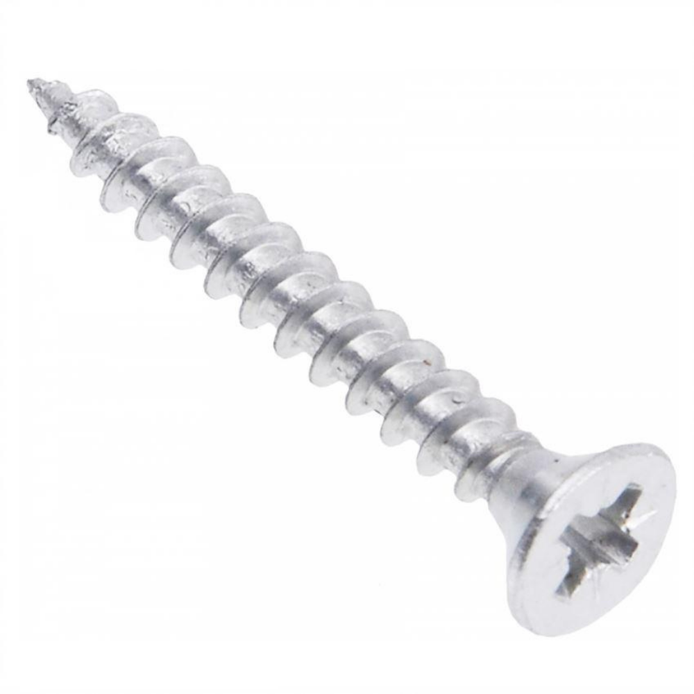 Viti per legno PZ2 4.0x45mm Zinco bianco (100 pz)