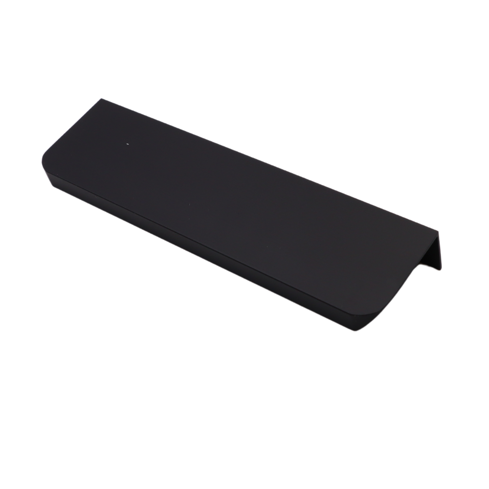 Maniglia per Mobili in Alluminio Nero - 128mm (Lunghezze totali 148mm)